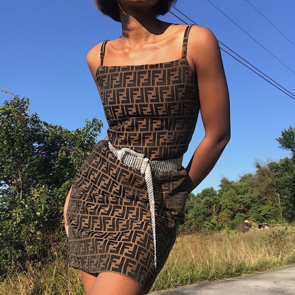 Fendi Zucca Mini Dress